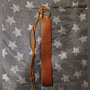 Vintage (early 2000s) Brown leather belt (I LOVE OFFERS)